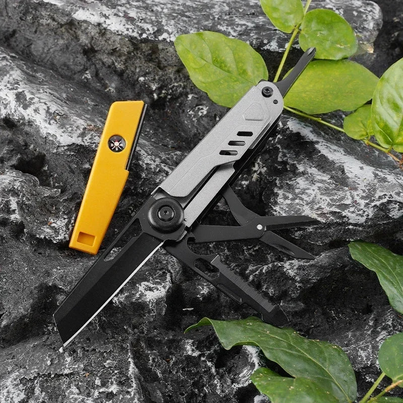 BHBT Multifunctional Knife Multitool Outdoor Home Portable Survival Folding Knife Screwdriver Hand Tool Car Emergency Tool